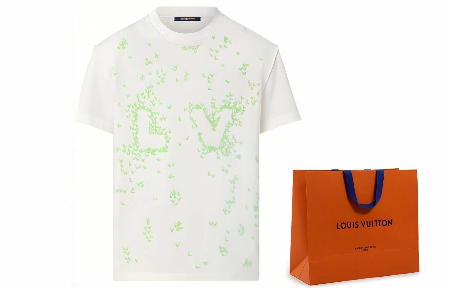 Louis Vuitton SS22 Spread Logo T-Shirt White — фото 3