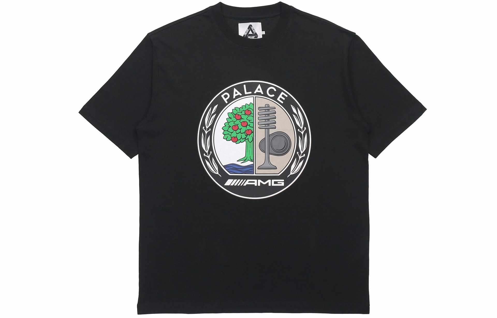 PALACE SS21 x AMG Emblem T-Shirt Black LogoT