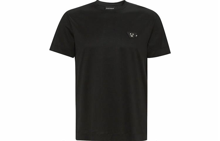 Футболка Emporio Armani SS22 Smiley T-Shirt Black