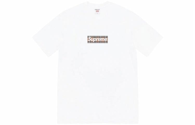 Supreme x Burberry Box Logo Tee