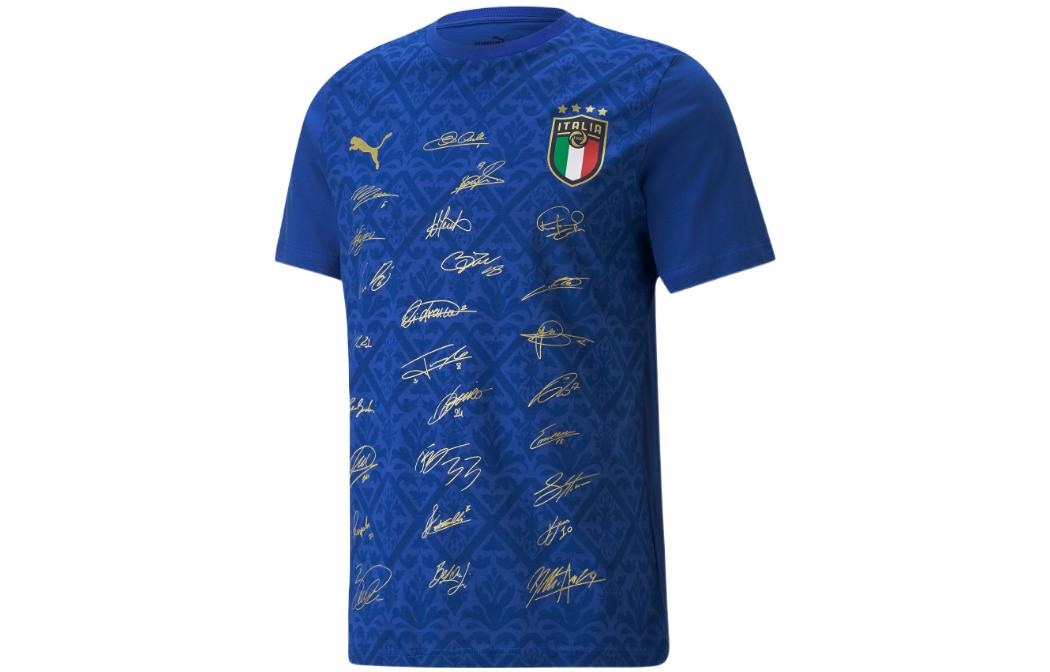 Футболка Puma Italy National Team Signed Edition Tee Blue