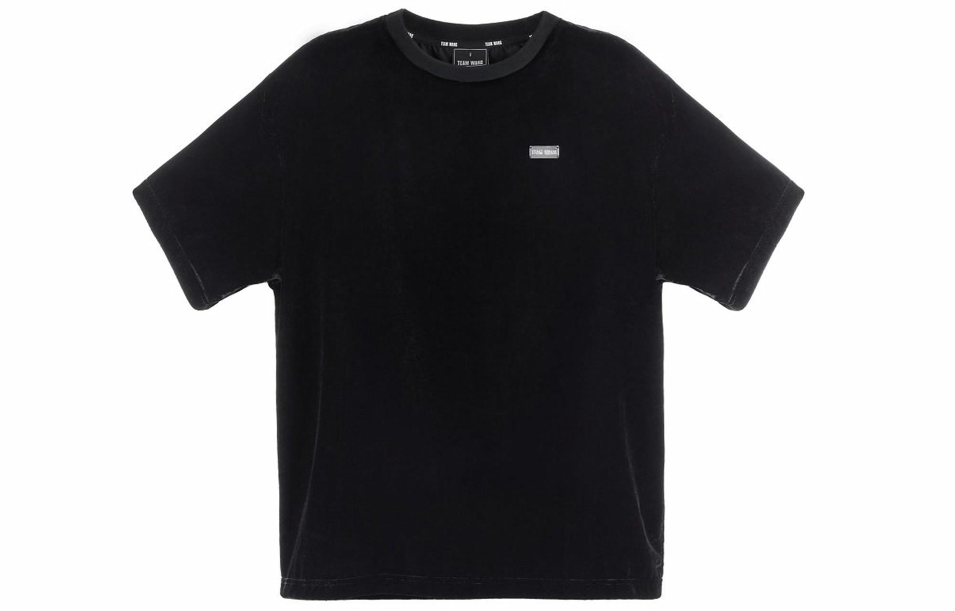Team Wang Design TEAM WANG Velvet T-Shirt Black