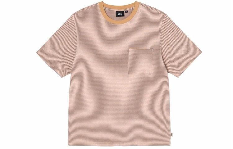 Stussy Striped Crewneck Tee