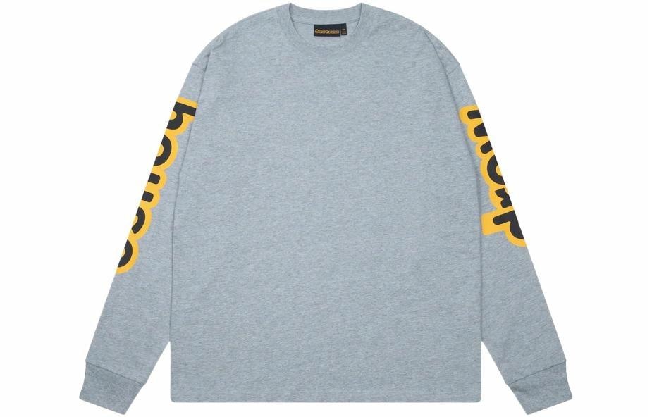 Drew House logo ls Hug Tee Heather Grey T
