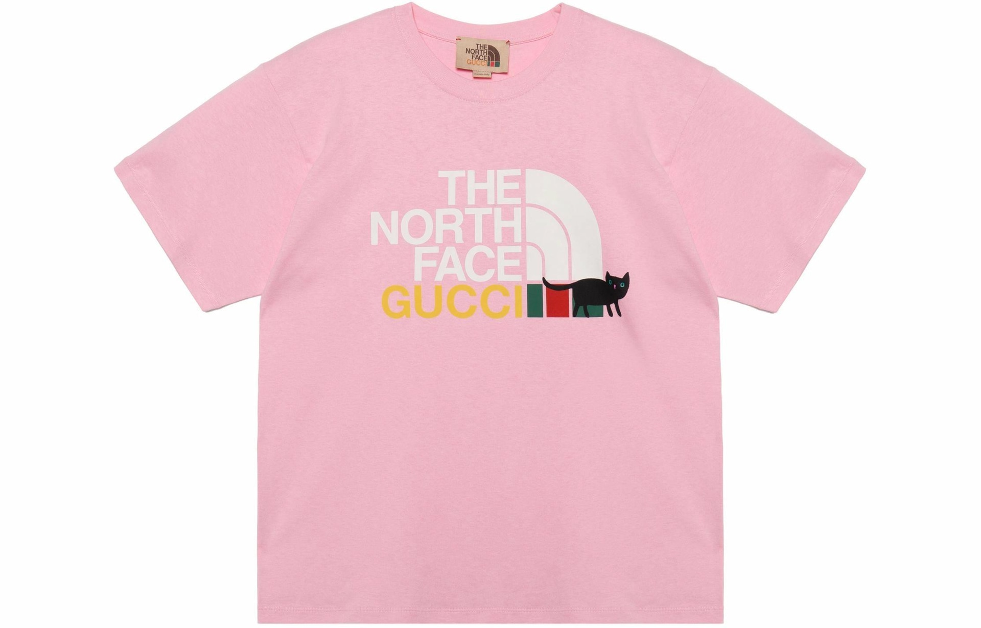 GUCCI/古驰 Gucci x The North Face T-Shirt Pink