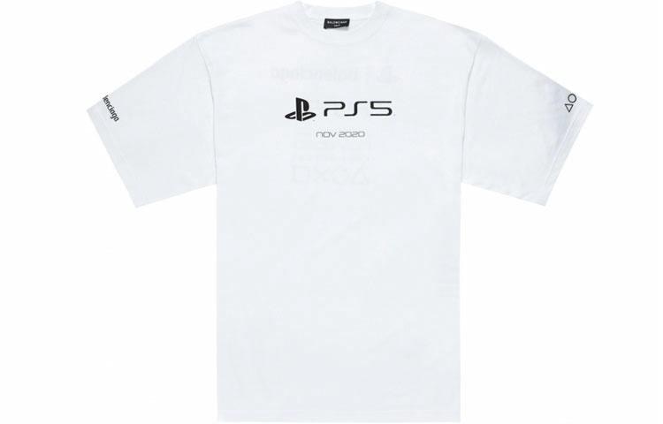 Balenciaga x PlayStation PS5 T-Shirt White