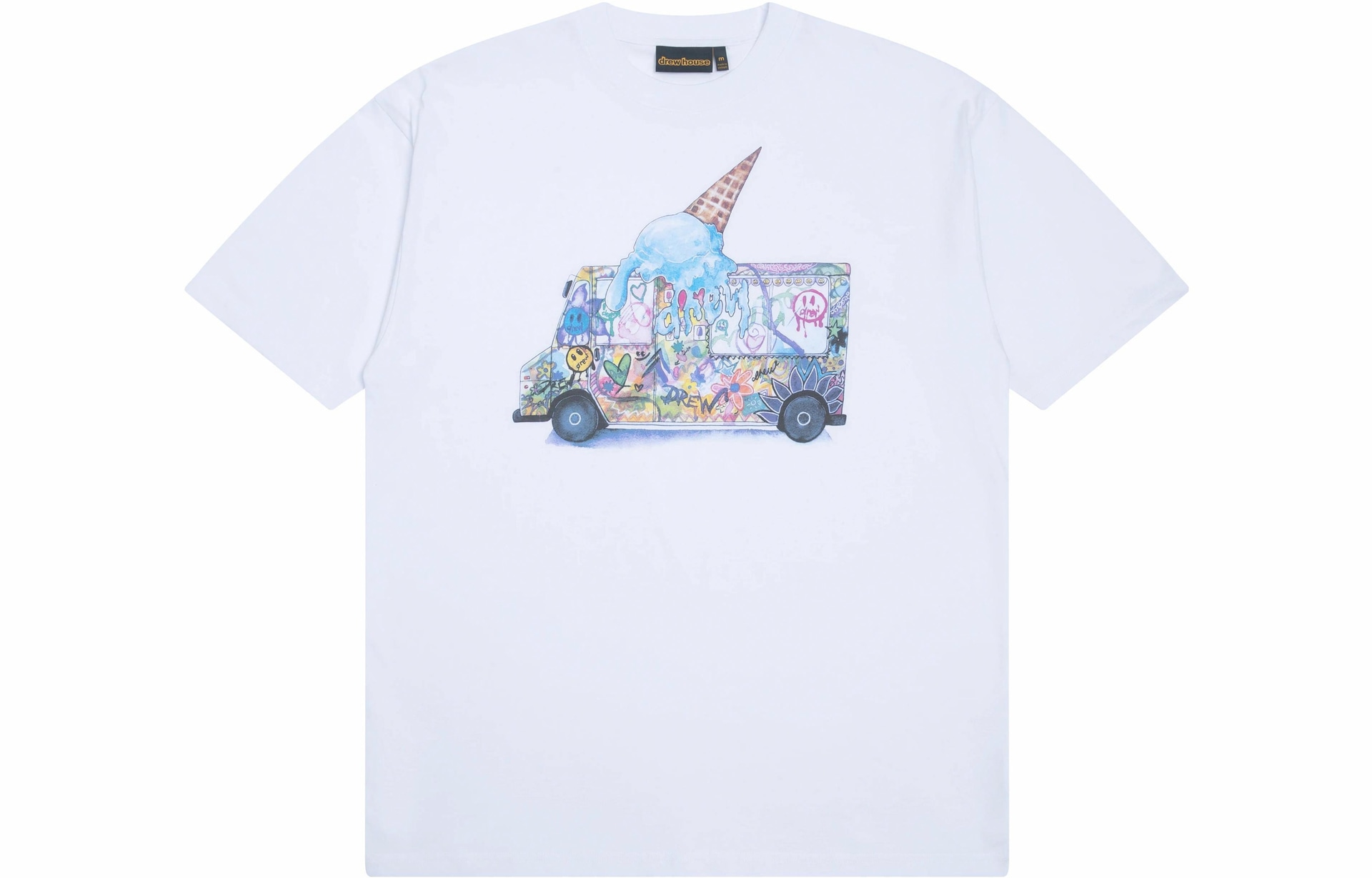 Drew House Ice Cream Truck Ss Tee White