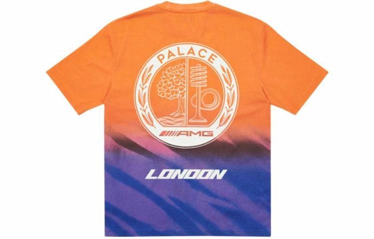 Palace x AMG 2.0 London T-Shirt Orange/Purple