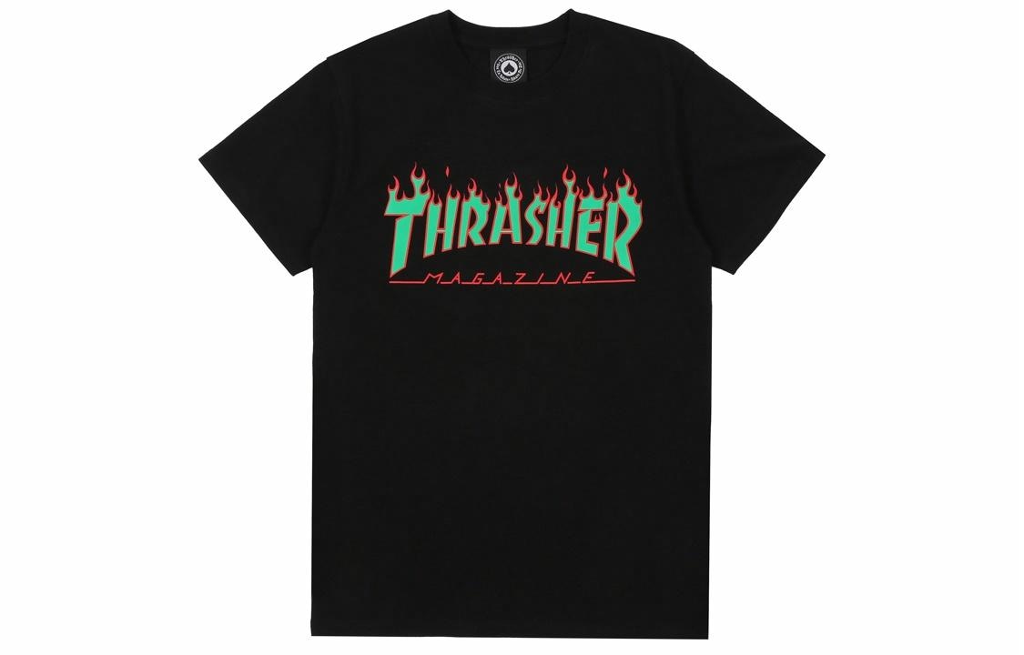 Thrasher Logo T-Shirt Black