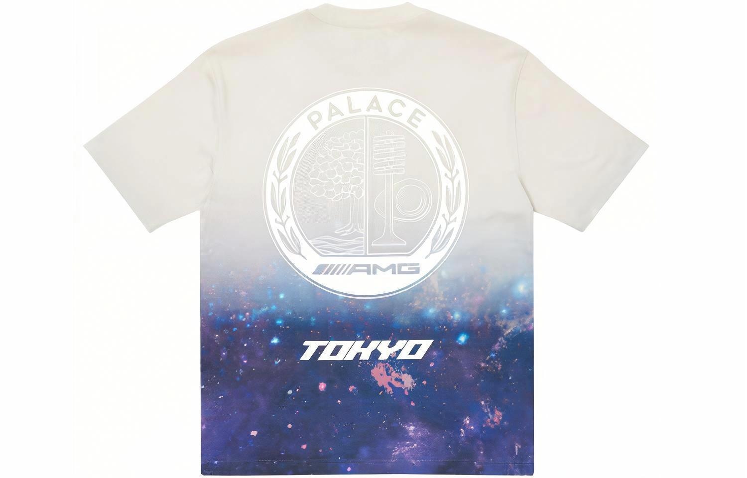 PALACE x AMG SS22 Tokyo T-Shirt Tan Blue
