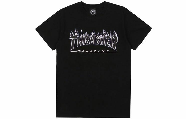 Thrasher Logo T-Shirt Black