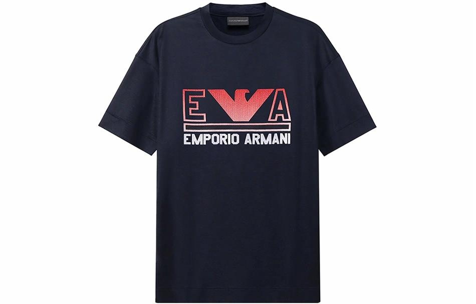 Футболка Emporio Armani SS23 Navy Orange
