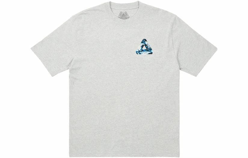 PALACE SS23 Junglre Camo Tri-Ferg T-Shirt Grer Marl LogoT