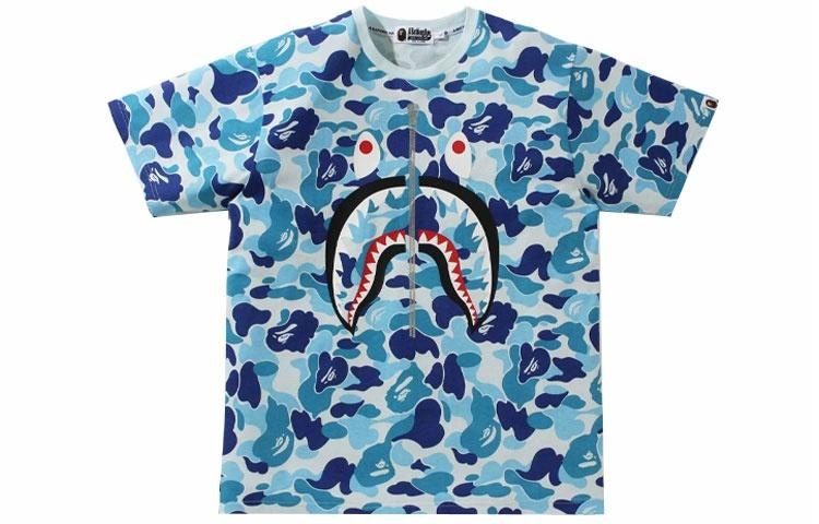 A BATHING APE Shark Camo T-Shirt