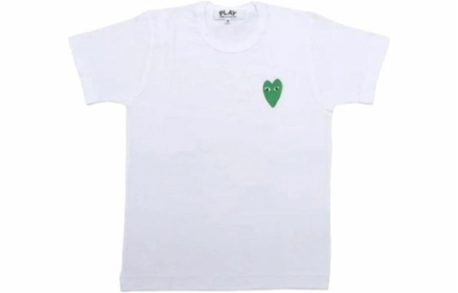 CDG Play SS22 White T-Shirt