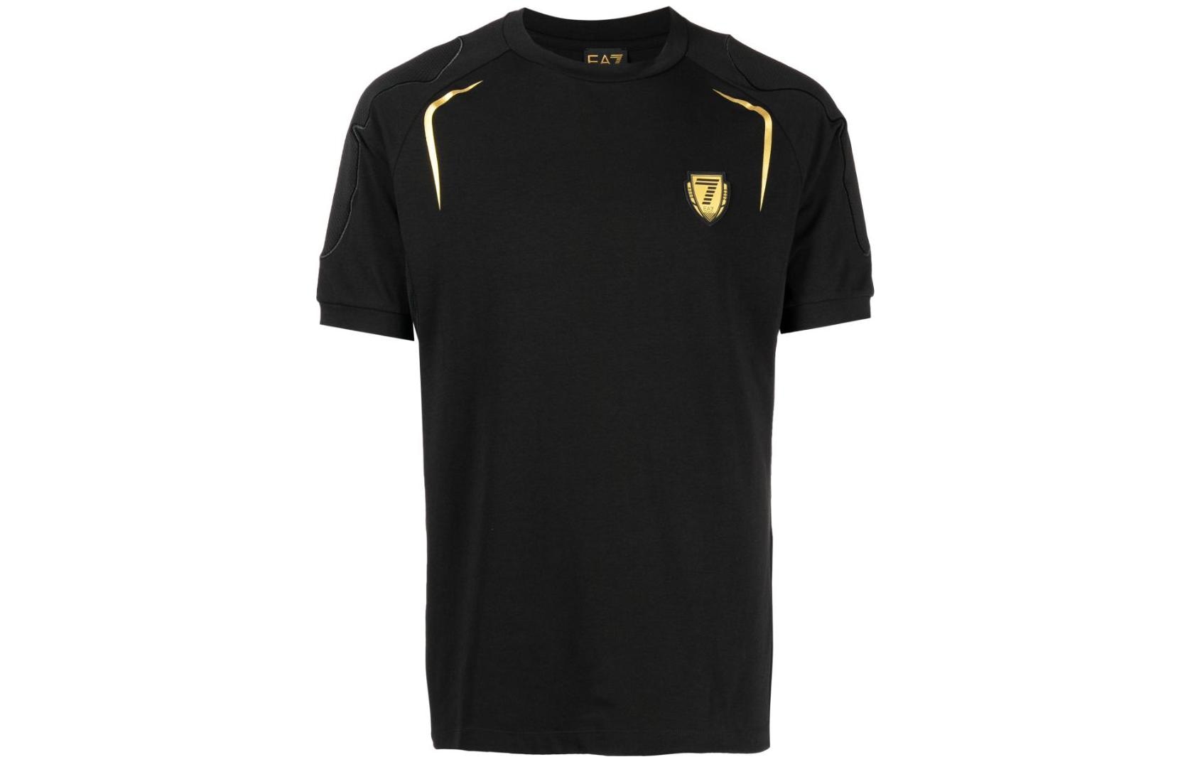 EMPORIO ARMANI/阿玛尼 Emporio Armani EA7 Logo T-Shirt Black