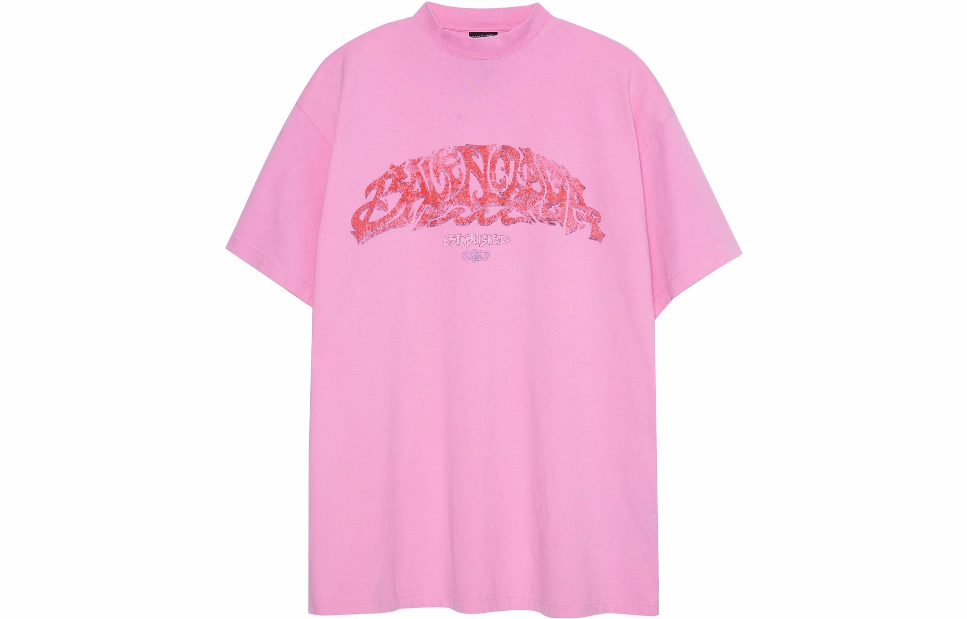 Футболка Balenciaga SS23 Pink Graphic T-Shirt