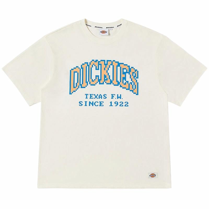 Dickies Crew Neck Letter Print T-Shirt White