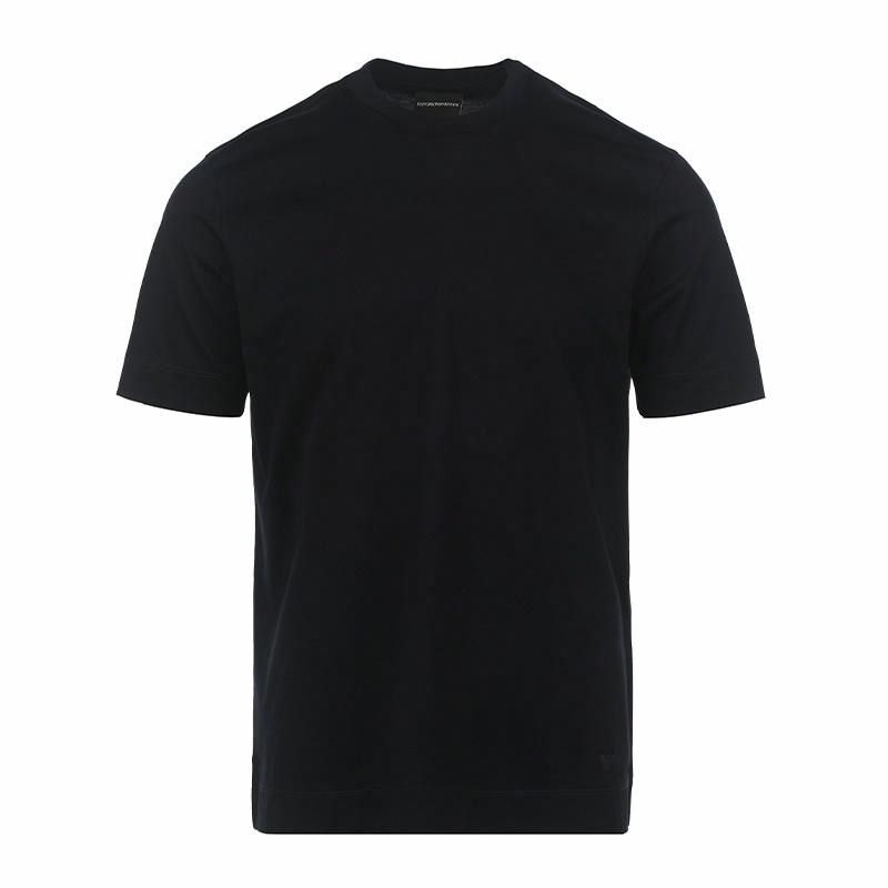 EMPORIO ARMANI/阿玛尼 Emporio Armani SS23 Crew Neck T-Shirt Navy