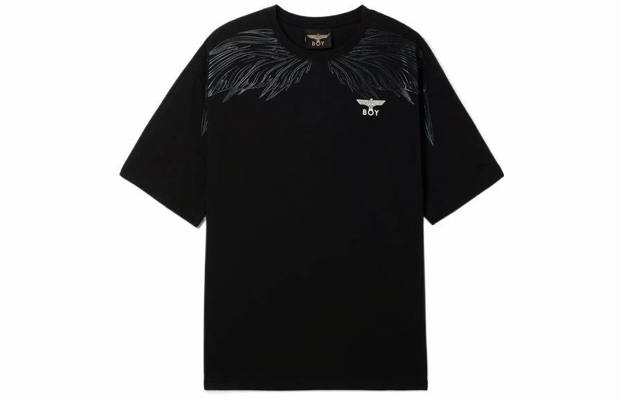 Boy London SS22 Colorblock Wings Logo T-Shirt Black