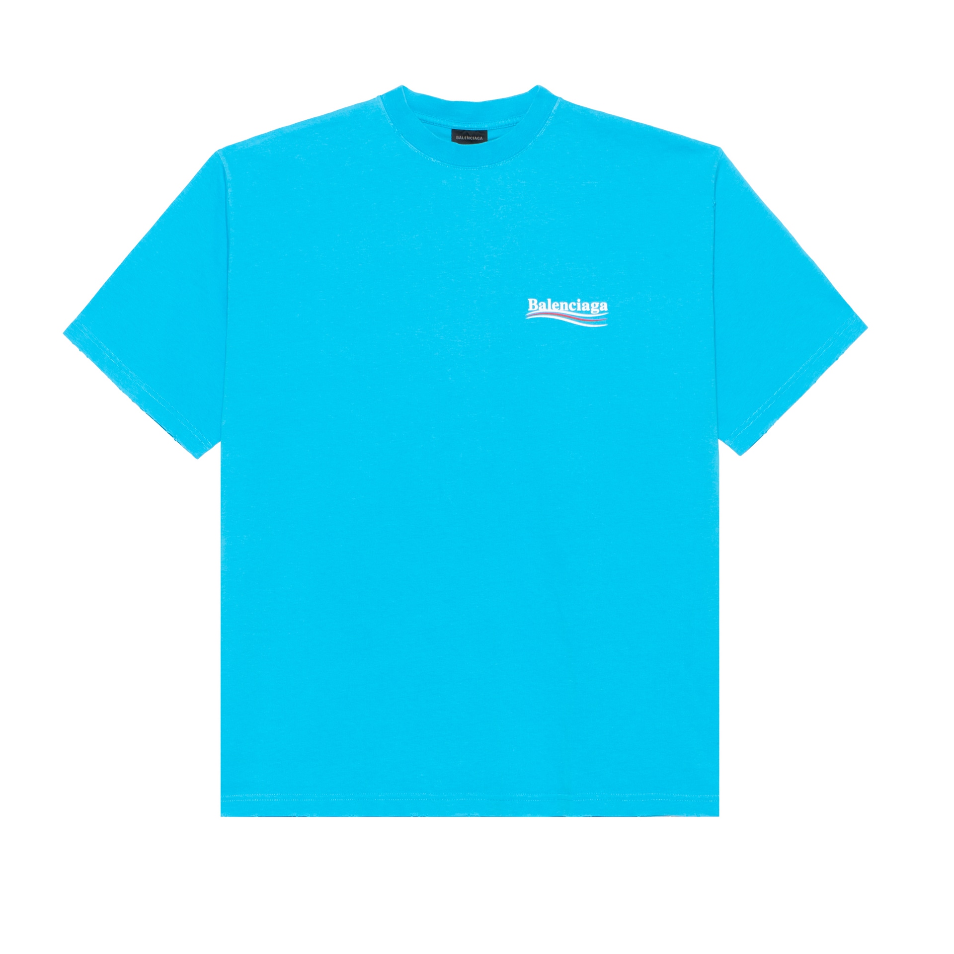 Футболка Balenciaga SS23 Logo T-Shirt Blue