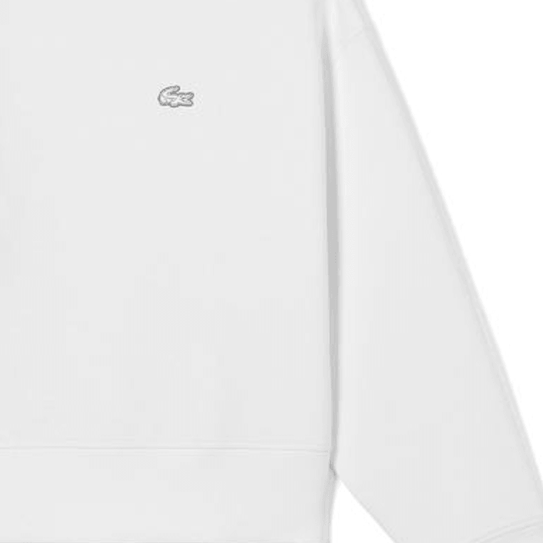 Lacoste Crewneck Sweatshirt White — фото 5