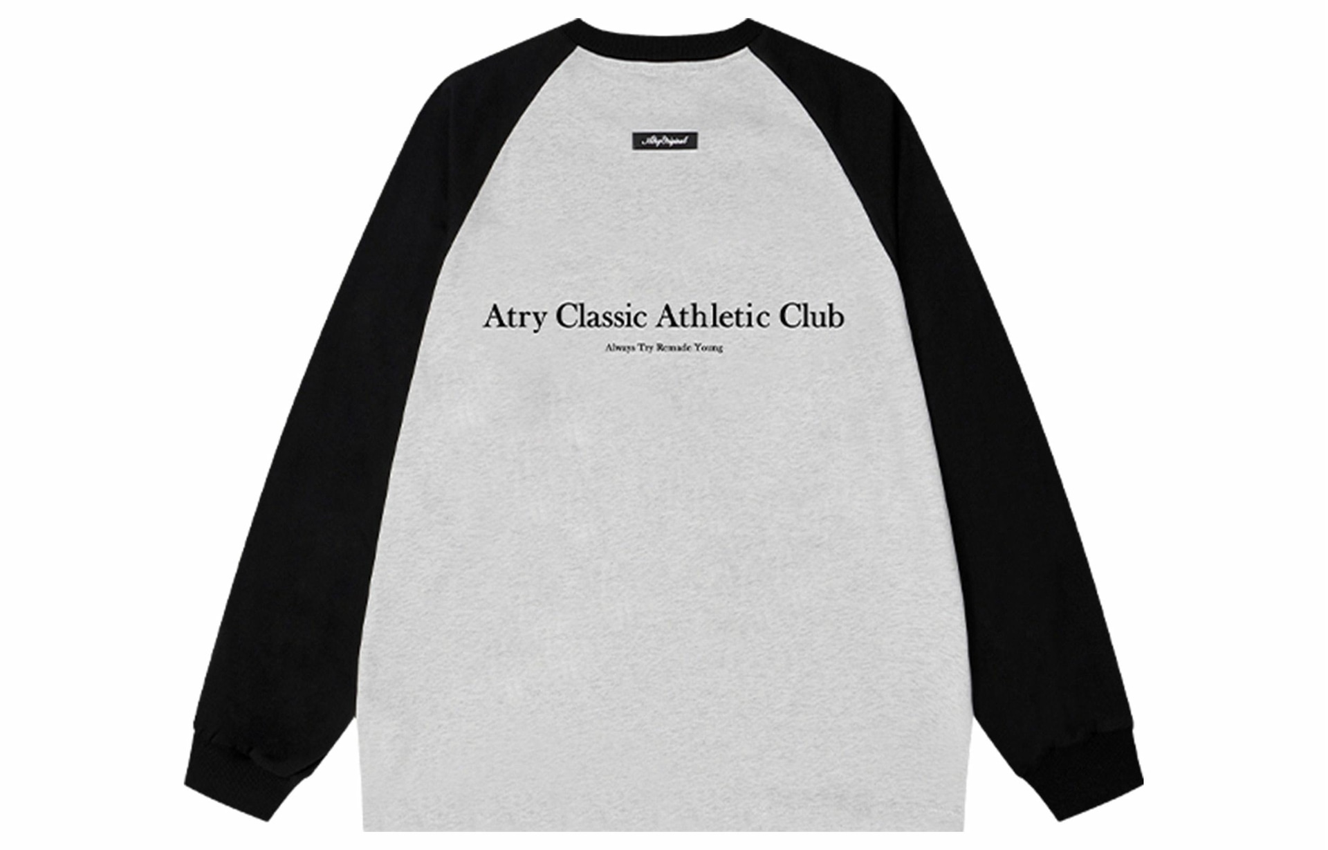 Atry Slogan Series Raglan Long Sleeve Tee