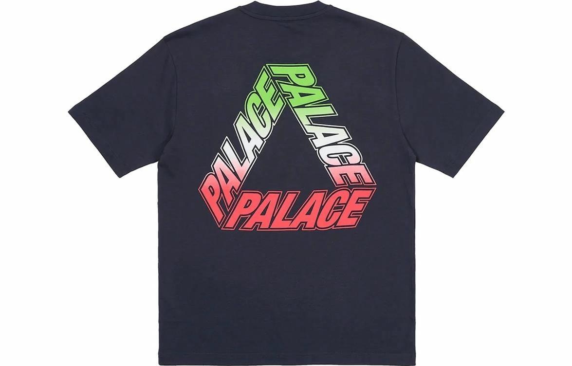 Palace Rainbow Gradient T-Shirt Navy