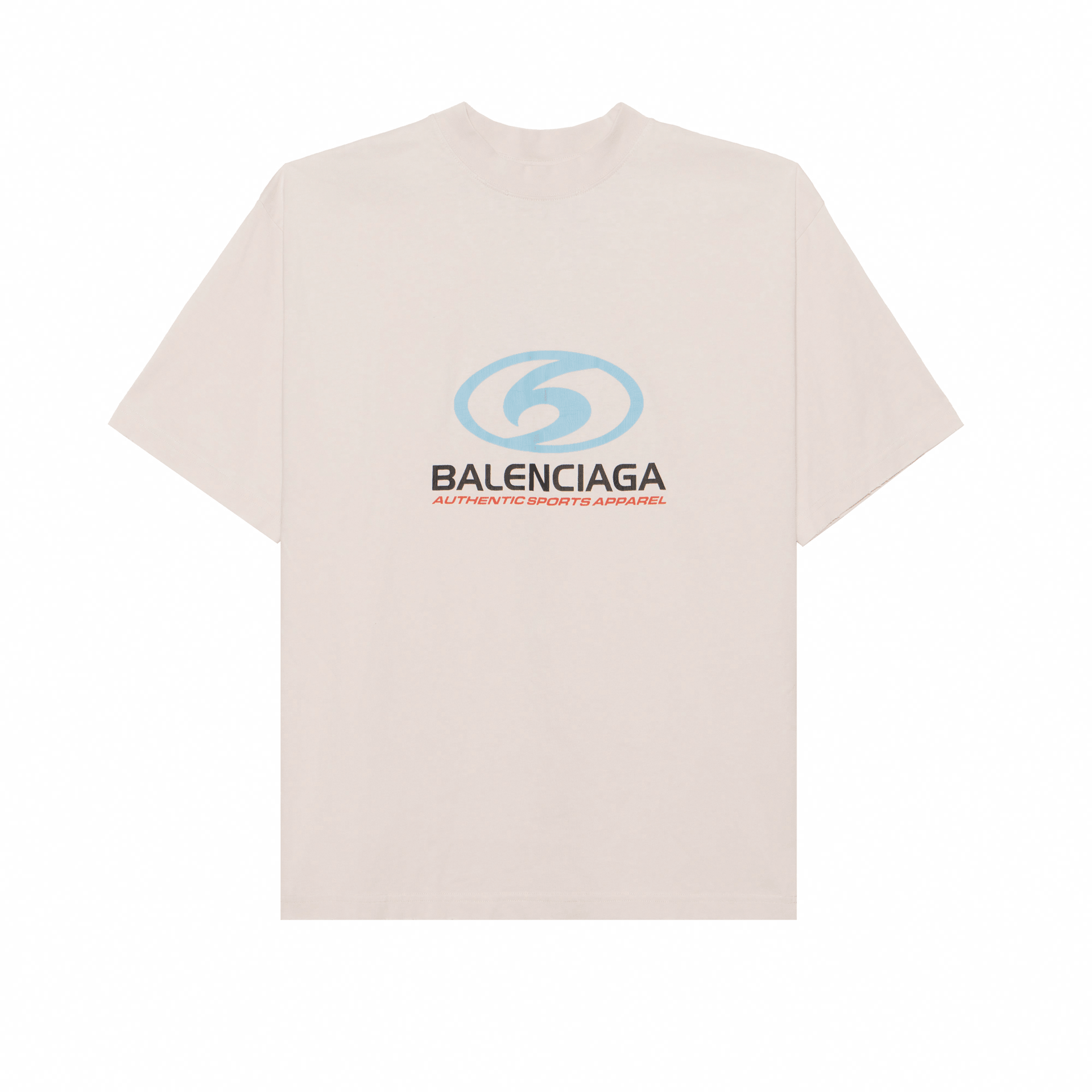 Balenciaga Logo Print T-Shirt White