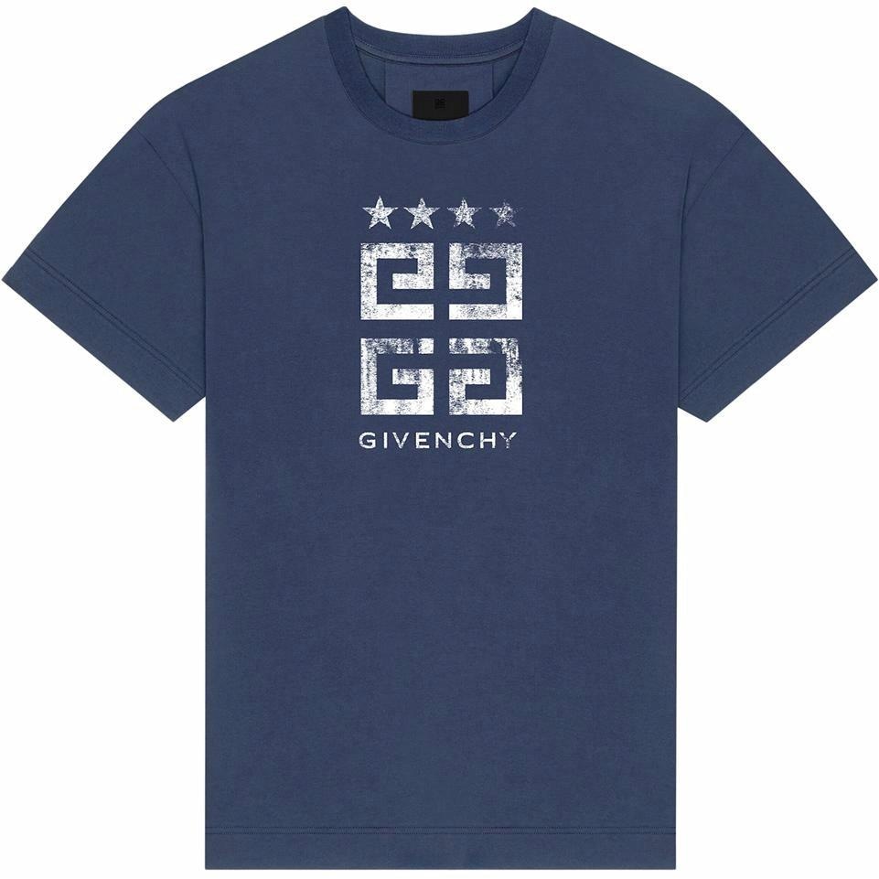 Givenchy/纪梵希 GIVENCHY 4g Stars Slim Fit T-Shirt In Cotton T