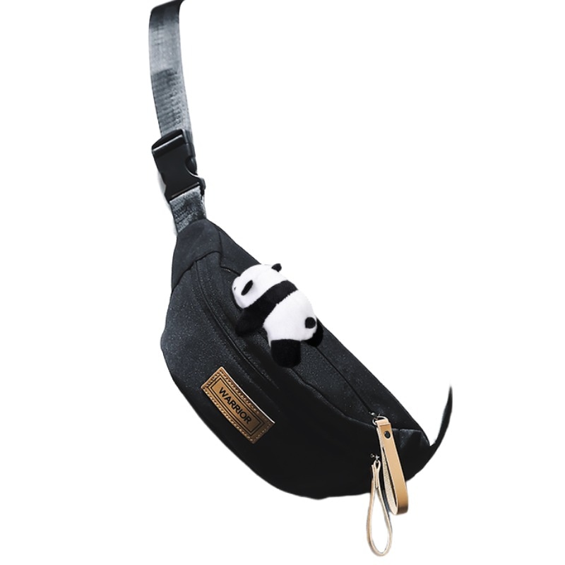 Сумки Warrior Nylon Chest Waist Bag Black/White