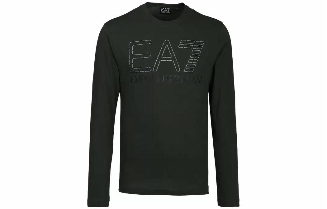 Emporio Armani EA7 Logo Long Sleeve T-Shirt — фото 2