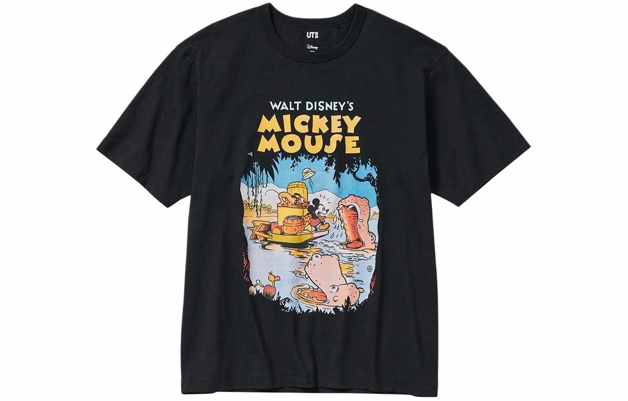 UNIQLO/优衣库 UNIQLO x Disney Mickey T-Shirt Black