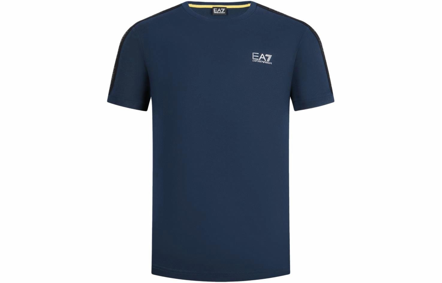 EMPORIO ARMANI/阿玛尼 Emporio Armani EA7 SS24 Logo T-Shirt Navy