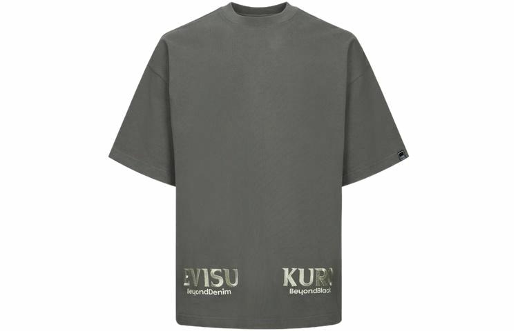EVISU AW23 Logo Embroidered T-Shirt