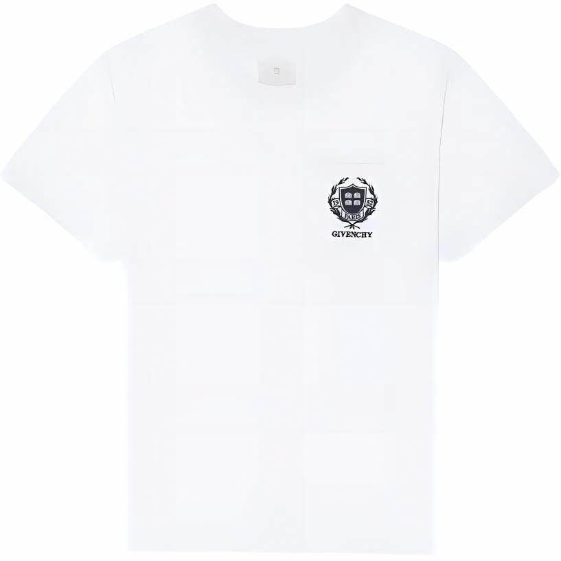 Givenchy/纪梵希 GIVENCHY Crest T-Shirt In Cotton T