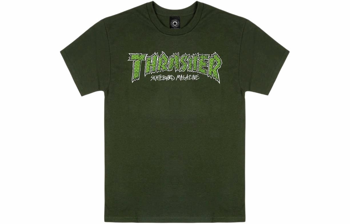 Thrasher Forest Green Tee
