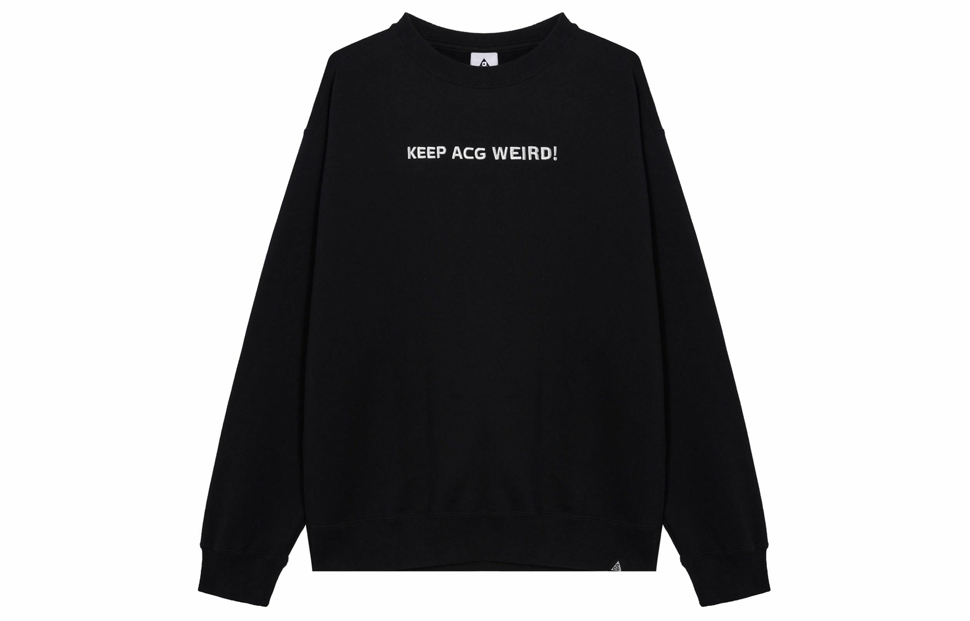 Футболка Nike Printed Crew Long Sleeve Tee Black