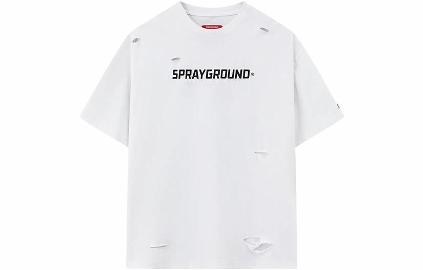 SPRAYGROUND Letter Print Crew Neck T-Shirt