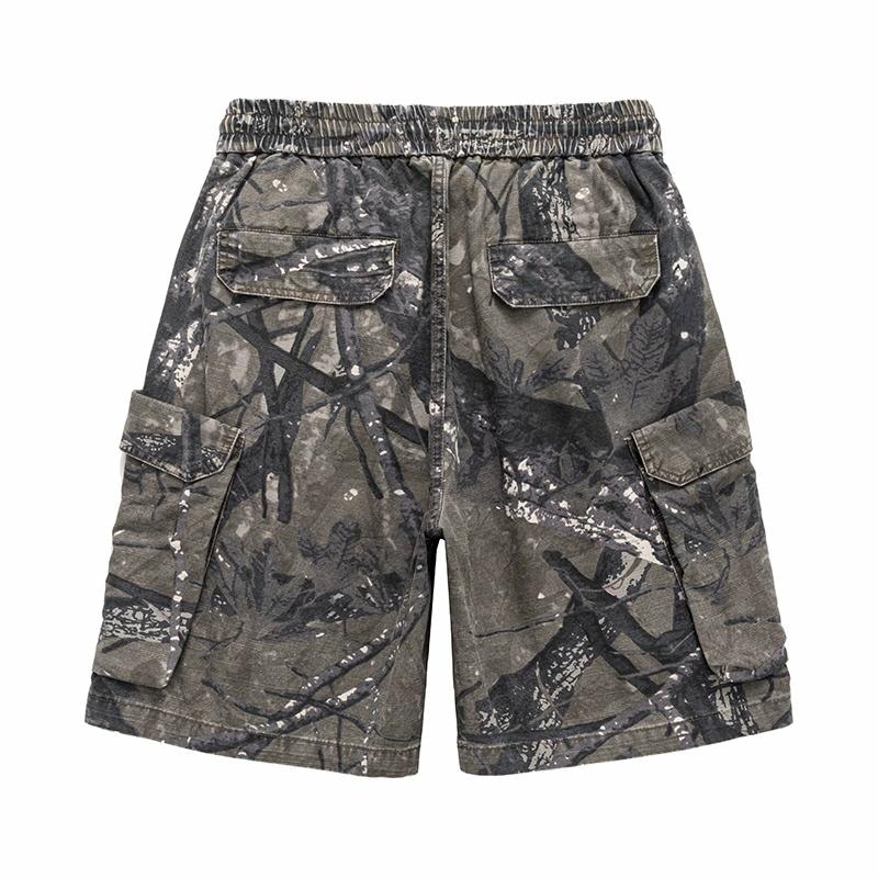 逆腾 Yue Teng Camo Cargo Shorts