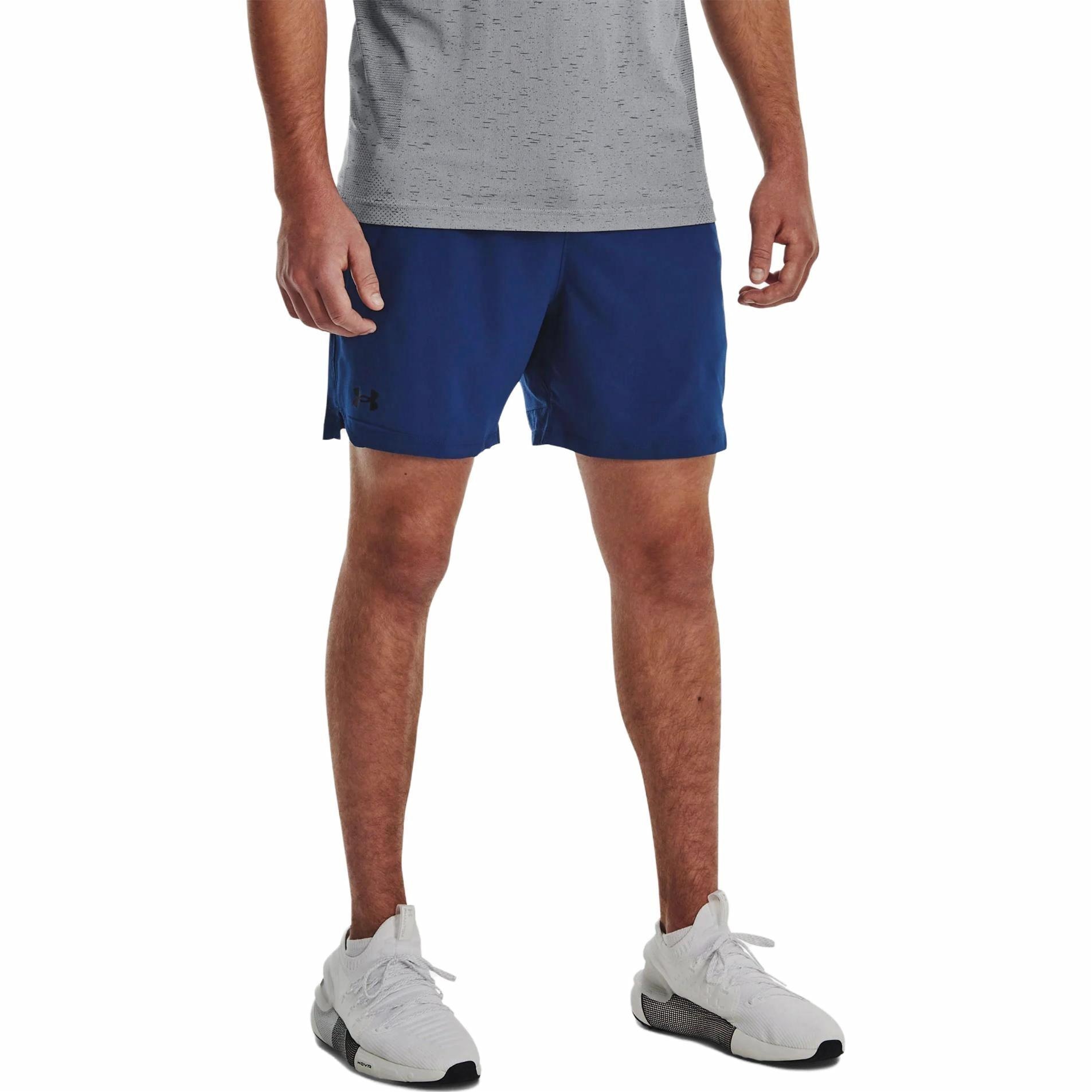 Under Armour Solid Waistband Shorts Blue — фото 1