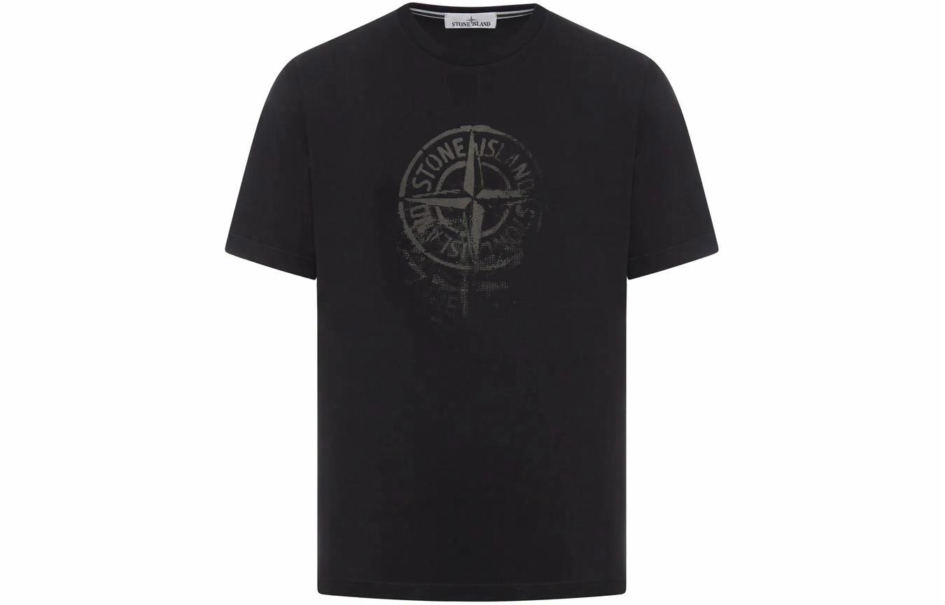 Stone Island Compass Logo T-Shirt Black