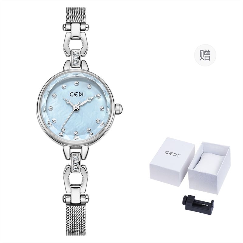 Gedi Milanese Diamond Quartz Watch — фото 1