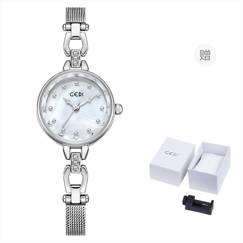 Gedi Milanese Diamond Quartz Watch — фото 10