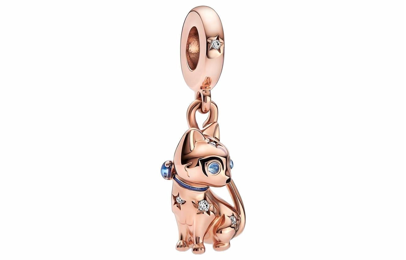 Pandora/潘多拉 Pandora Shining Cat Charm Rose Gold