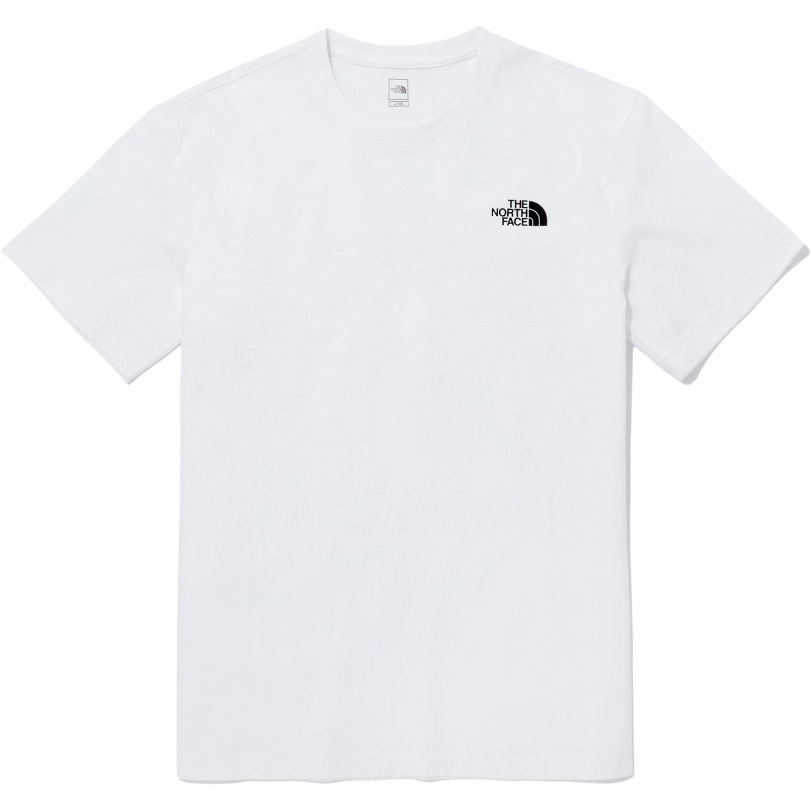 北面/THE NORTH FACE The North Face Logo Crewneck T-Shirt White