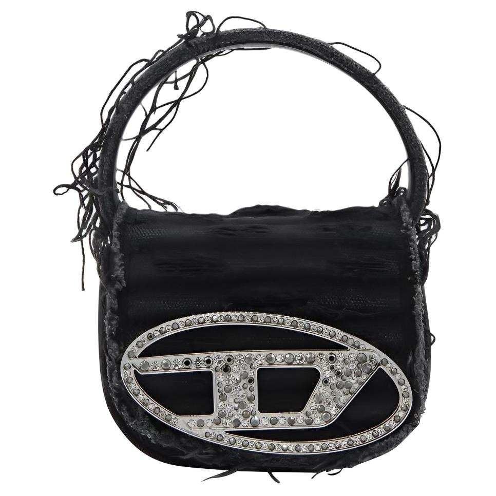 DIESEL Oval D Metal Plaque Bag