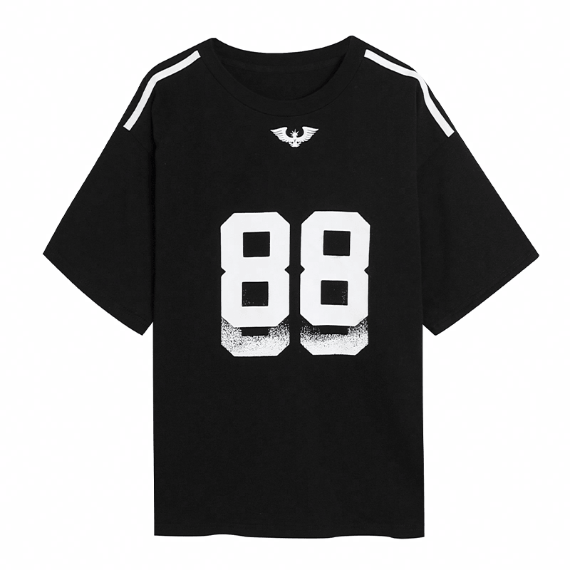 DND4DES Printed T-Shirt Black