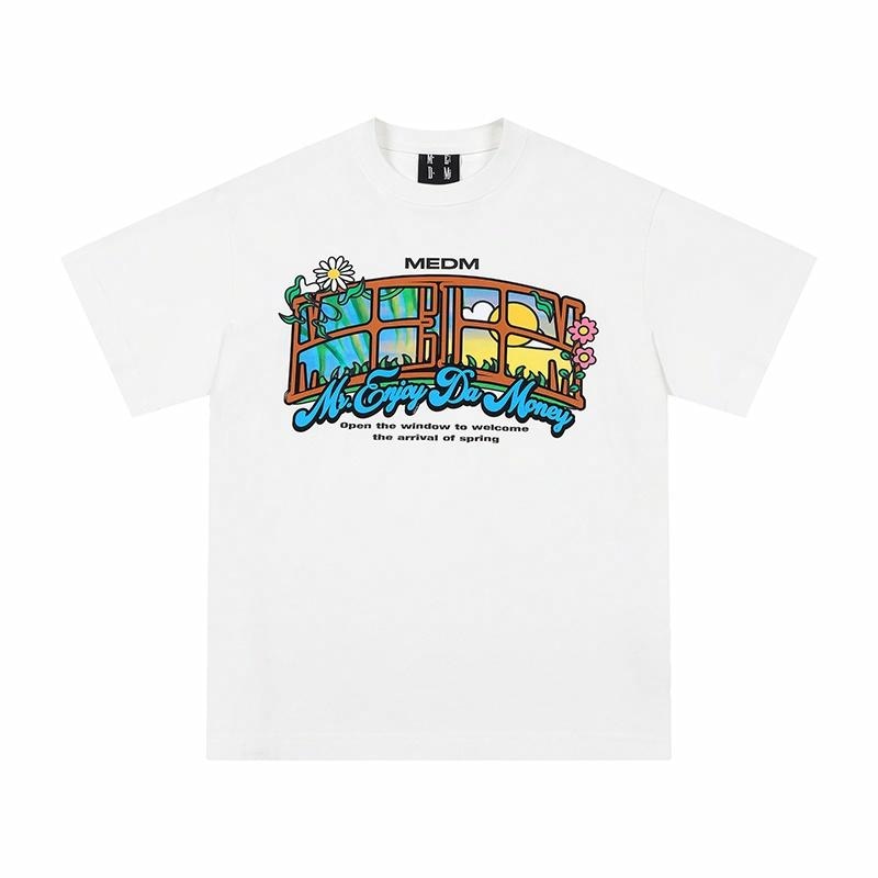 MR.ENJOYDA MONEY MEDM Sunset Cartoon Logo T-Shirt