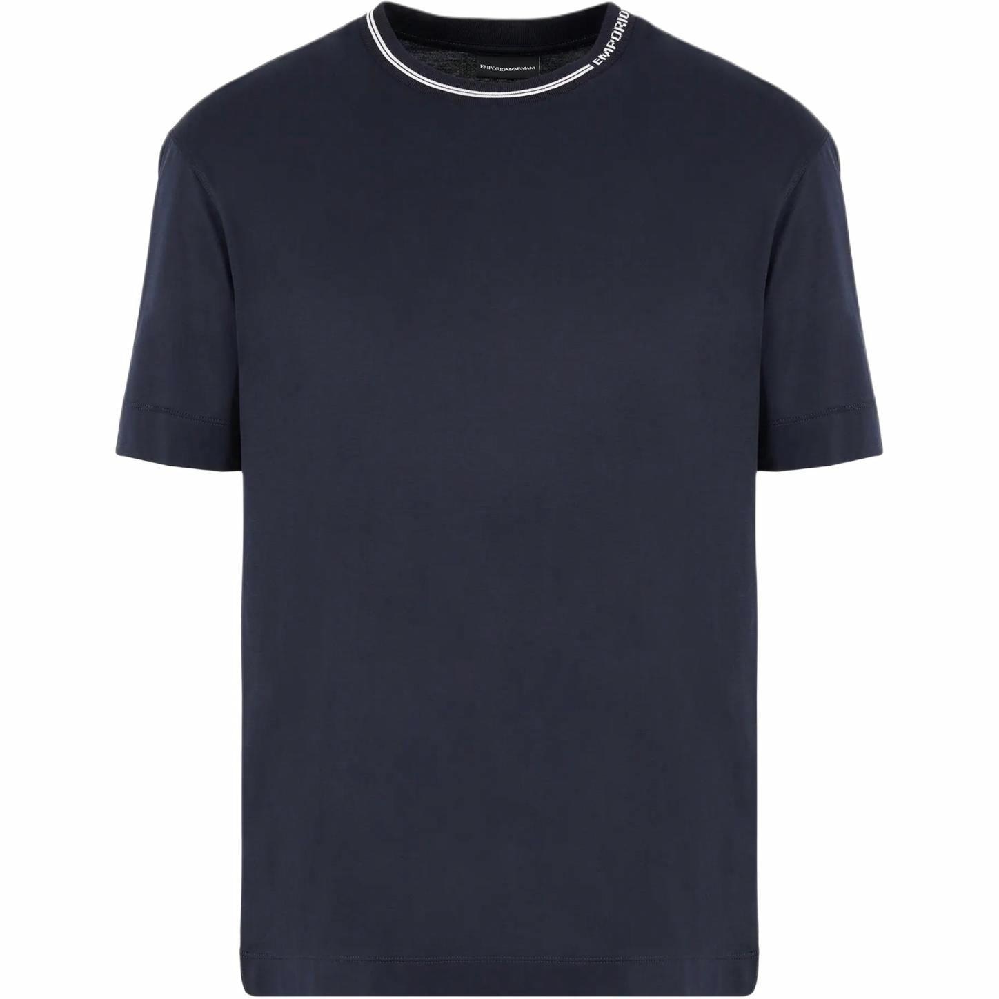 EMPORIO ARMANI/阿玛尼 Emporio Armani SS24 Navy Blue Tee